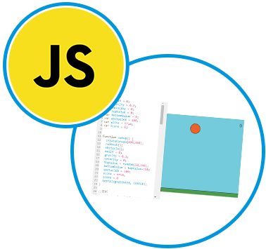 JavaScript（ジャバスクリプト）という全世界、様々な分野で古くから用いられているプログラミング言語を使用します